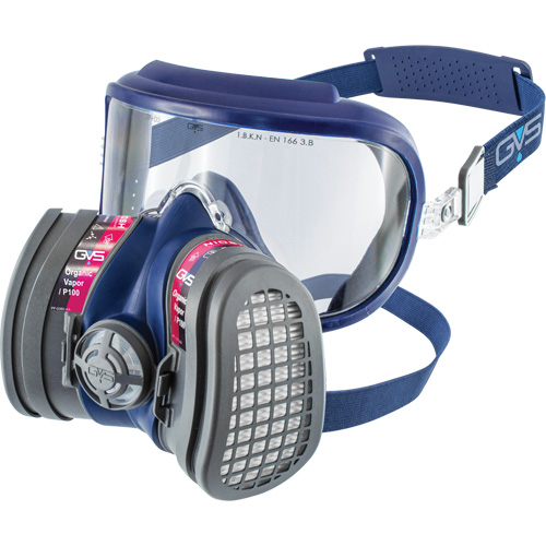 Elipse Integra&reg; Low Profile OV-P100 NIOSH Respirator with Replacement Filters, Elastomer/Thermoplastic, Small/Medium OSI Industrial Sales