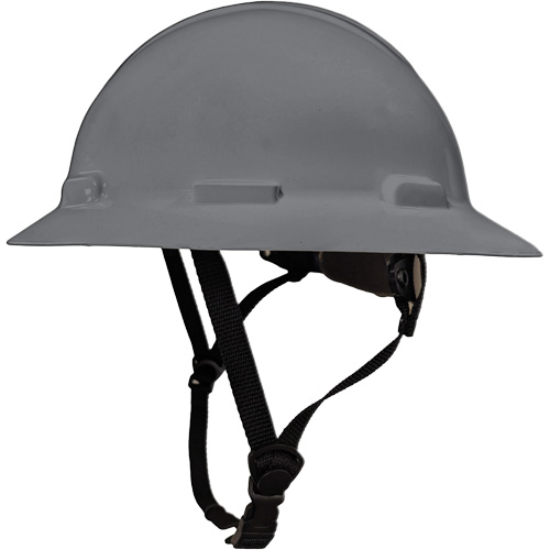 Casque de s&eacute;curit&eacute; &agrave; bordure compl&egrave;te LIDGUARD avec mentonni&egrave;re, R&eacute;pond aux normes CSA type 1, Suspension Rochet, Ventil&eacute; OSI Industrial Sales