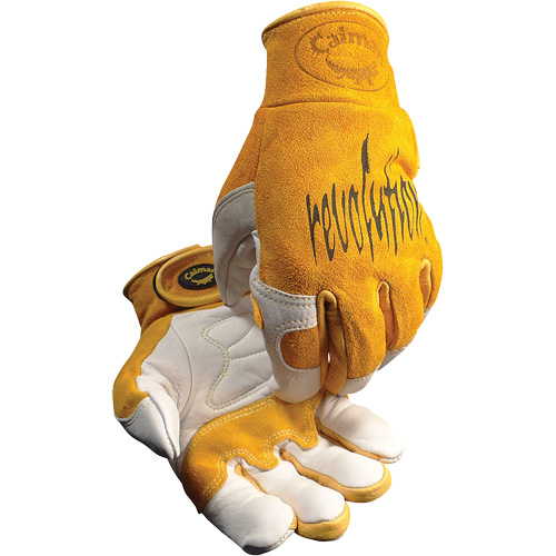 Caiman&reg; Premium TIG/MIG Welder's Gloves with Hook & Loop Closure, Split Cowhide, Size X-Large OSI Industrial Sales