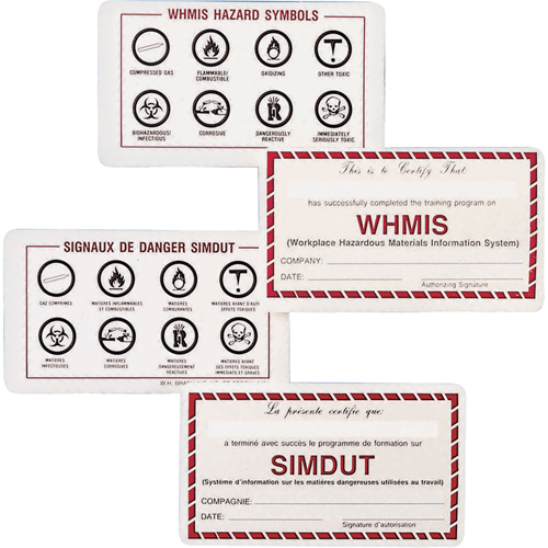 WHMIS Wallet Cards OSI Industrial Sales