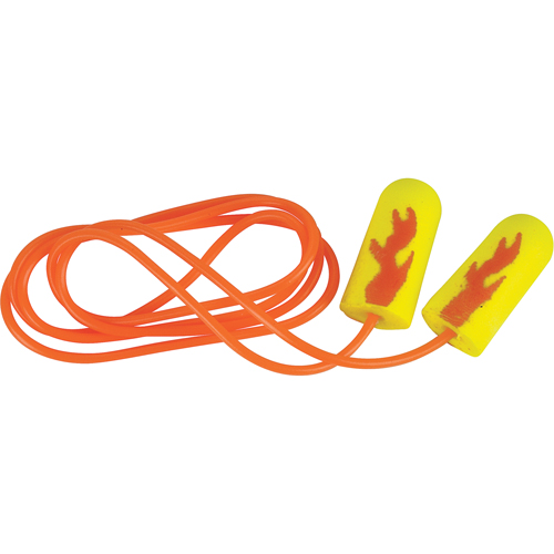 E-A-Rsoft Yellow Neon Blasts Earplugs, Bulk - Polybag, Corded OSI Industrial Sales
