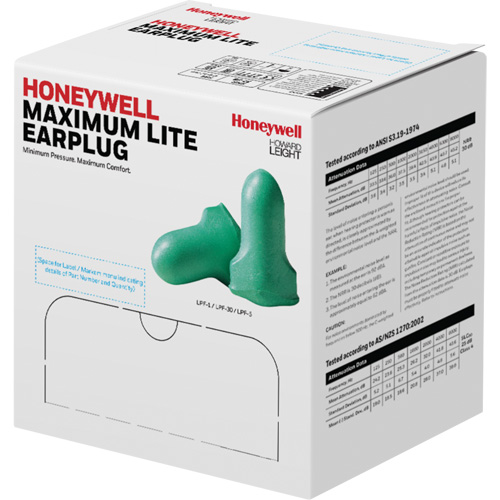 Howard Leight Maximum Lite Low-Pressure Foam Earplugs, Bulk - B OSI Industrial Sales