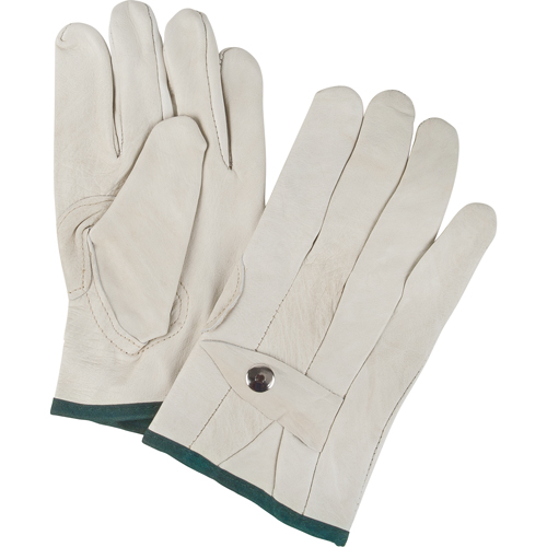 Standard-Duty Ropers Gloves, Medium, Grain Cowhide Palm OSI Industrial Sales
