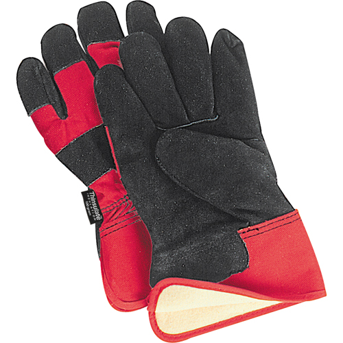 Gants d'ajusteur doubl&eacute;s pour l'hiver &agrave; chaleur sup&eacute;rieure, Grand, Paume en Cuir de vache refendu, Doublure en Thinsulate OSI Industrial Sales