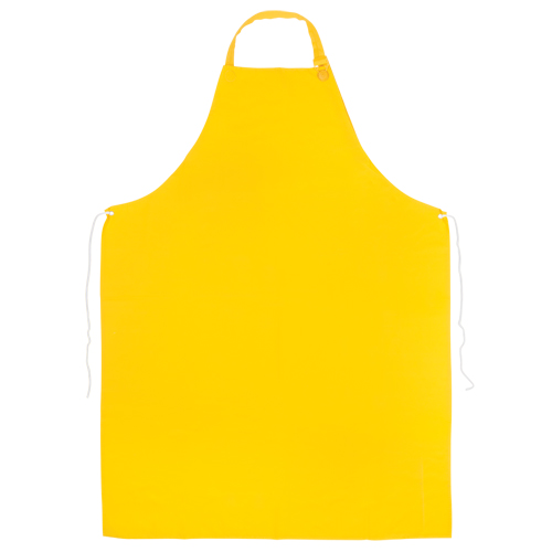 PVC Apron, PVC, Yellow, 35" W x 45" L OSI Industrial Sales