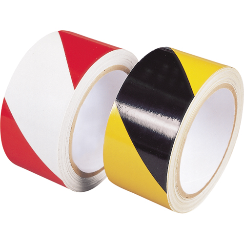 Engineer Grade Reflective Tape, 2" x 30', Polyethylene, Black and Yellow OSI Industrial Sales