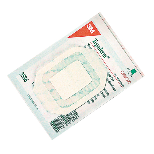 Pansement transparent Tegaderm avec tampon absorbant, Rectangulaire/carr&eacute;e, 2-3/4", Plastique, St&eacute;rile OSI Industrial Sales