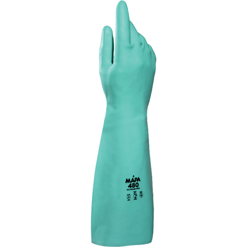 Ultranil 480 Z-Pattern Grip Gloves, Size Small/7, 18" L, Nitrile, 22-mil OSI Industrial Sales