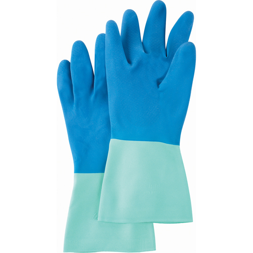 Protector Gloves, Size X-Large/9/9.5, 13" L, Nitrile, Flock-Lined Inner Lining, 28-mil OSI Industrial Sales
