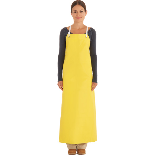 Reinforced Heavy-Duty Apron, Neoprene, 45" L x 35" W, Yellow OSI Industrial Sales