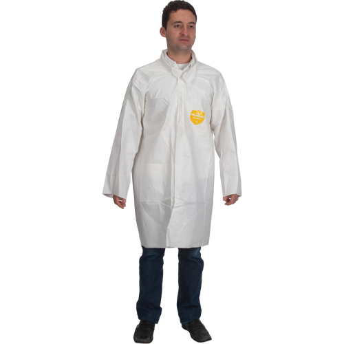 ProShield&reg; 60 Lab Coat, Microporous/Polypropylene, White, Medium OSI Industrial Sales