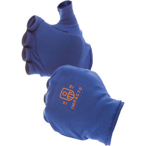Anti-Impact Fingerless Right-Hand Glove Liner, 6/X-Small, Synthetic Palm, Slip-On Cuff OSI Industrial Sales