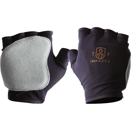 Anti-Impact Fingerless Right-Hand Glove, X-Small, Split Leather Palm, Slip-On Cuff OSI Industrial Sales