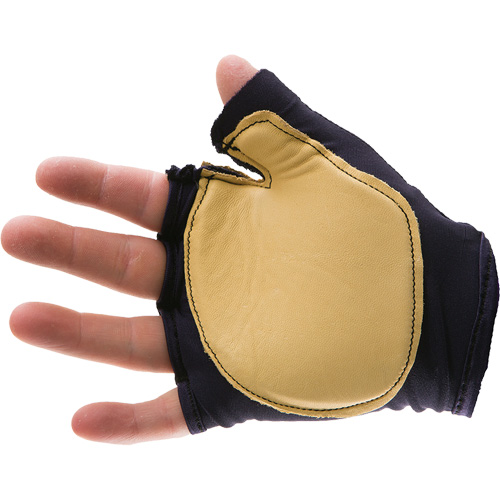 Anti-Impact Tool Grip Fingerless Right-Hand Glove, Size X-Small, Grain Leather Palm OSI Industrial Sales