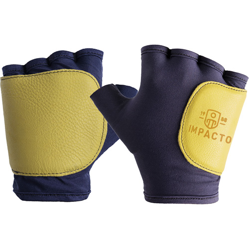 Enveloppe protectrice pour gant droit contre les impacts lat&eacute;raux et de la paume, T-petit, Paume en Cuir fleur, Poignet &agrave; enfiler OSI Industrial Sales