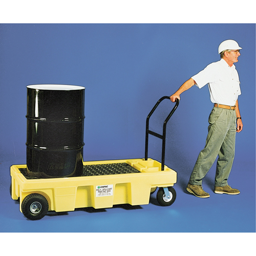 Chariots Poly-Spillcart ATC, 66,5" lo x 29" la x 46,9" h, Cap. de d&eacute;versement 57 gal. US OSI Industrial Sales