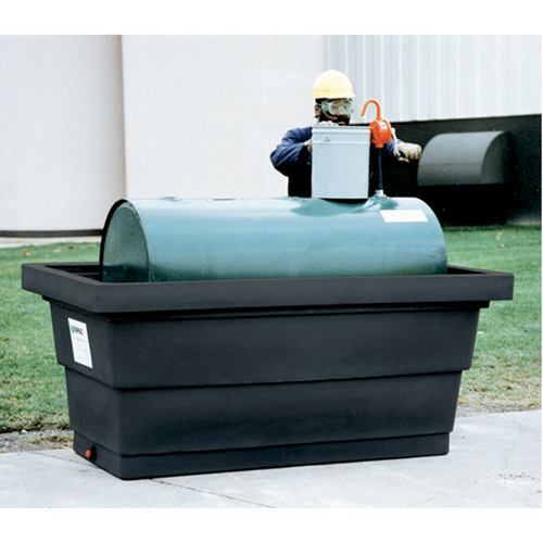 Poly-Tank&reg; Containment Unit 275 With Drain, 82.3" L x 45" W x 35.3" H, 275 US gal. Capacity OSI Industrial Sales