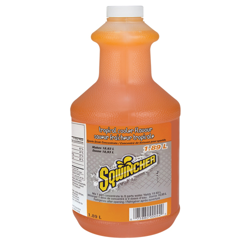 Sqwincher&reg; Rehydration Drink, Concentrate, Tropical Cooler OSI Industrial Sales