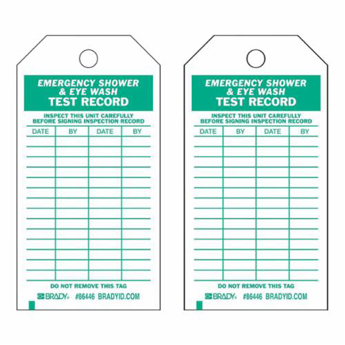 &eacute;tiquettes pour r&eacute;sultats de test, Polyester, 4" la x 7" h, Anglais OSI Industrial Sales