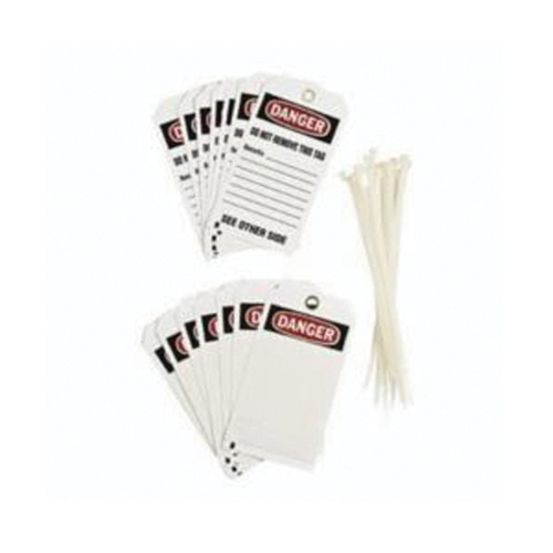 &eacute;tiquettes auto-plastifiantes pour la pr&eacute;vention des accidents, Polyester, 3" la x 5-3/4" h, Anglais OSI Industrial Sales