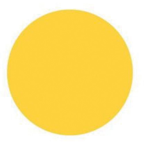 Round Write-On Labels, Circle, 3" L x 3" W, Yellow OSI Industrial Sales