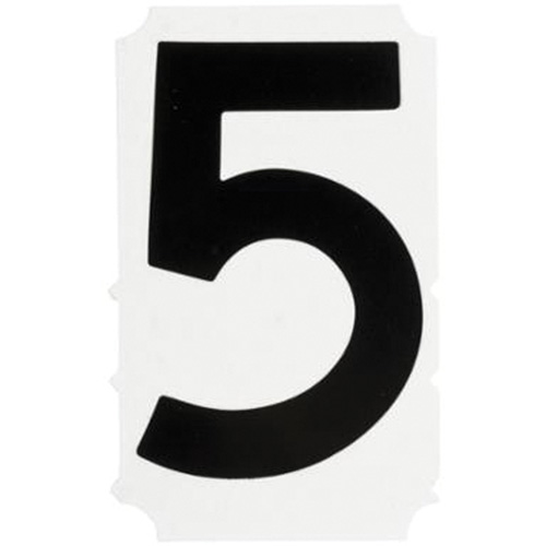 &eacute;tiquettes de lettres et chiffres gothiques individuels Quick-Align, 5, 4" h, Noir OSI Industrial Sales