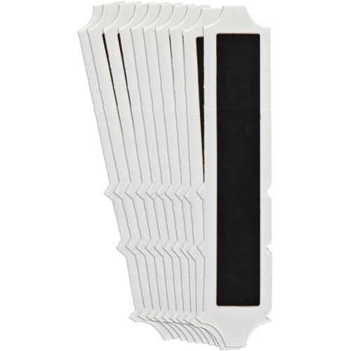 Quick-Align&reg;Individual Gothic Number and Letter Labels, I, 4" H, Black OSI Industrial Sales