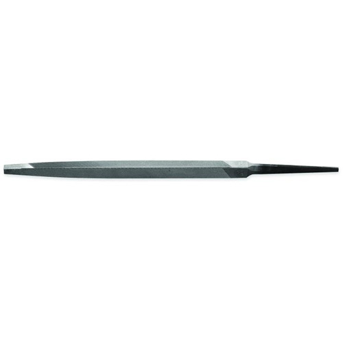 Lime pointue tr&egrave;s mince avec poign&eacute;e rouge, Triangle, 6", Simple OSI Industrial Sales
