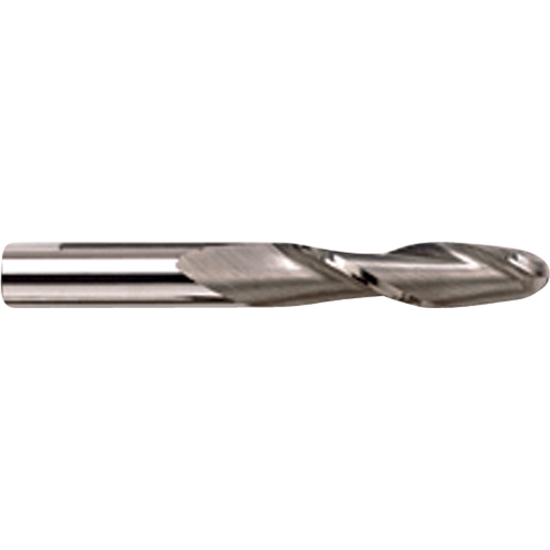 Ball End Extra Long Series End Mill, 1/4" Dia., 4 Flutes, Carbide OSI Industrial Sales