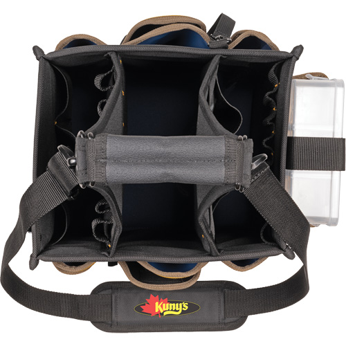Large Electrical & Maintenance Tool Carrier, Polyester, 23 Pockets, Black OSI Industrial Sales