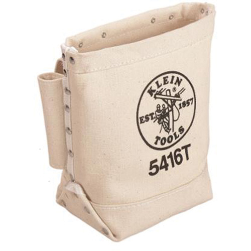 Bull-Pin & Bolt Tool Bag with Tunnel Loop, Tool Holder, Canvas, 3 Pockets OSI Industrial Sales