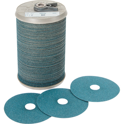 Blue Line Aggressive Grinding Fibre Disc, Zirconium, 24, 9-1/8" Dia x 7/8" Arbor OSI Industrial Sales