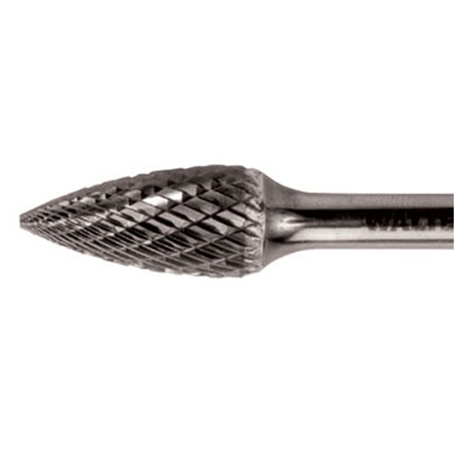 Fraise rotative conique &agrave; deux tranchants, SG-44, 1/8" dia., 1/8" Tige, 1/2" Prof. de la coupe OSI Industrial Sales