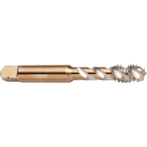 45° Spiral Flute Tap, High Speed Cobalt, 1/4"-28 Thread, 2-1/2" L OSI Industrial Sales