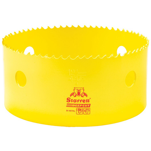Scie &agrave; cloche bim&eacute;tal 4-3/4", 4-3/4", Profondeur de la coupe 2", Bim&eacute;tal OSI Industrial Sales