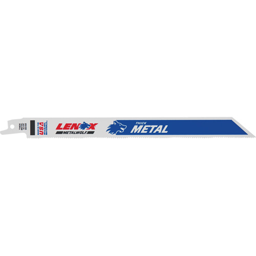 Lames de scie alternative pour le m&eacute;tal, Bim&eacute;tal, 14 Dents par pouce, 9" lo x 3/4" la OSI Industrial Sales