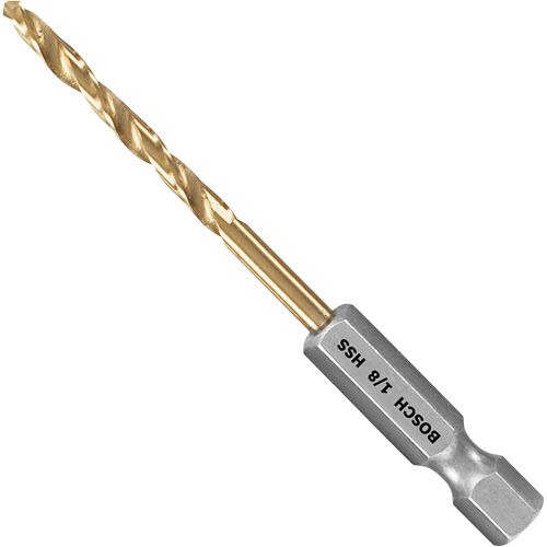 Impact Tough Drill Bit, High Speed Steel, 1-3/4" Flute, 135° Point OSI Industrial Sales