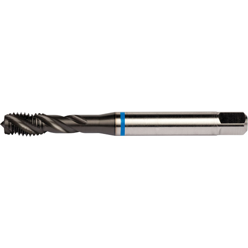 Blue Shark Spiral Flute Tap, High Speed Cobalt, 1/4"-28 Thread, 3.15" L OSI Industrial Sales