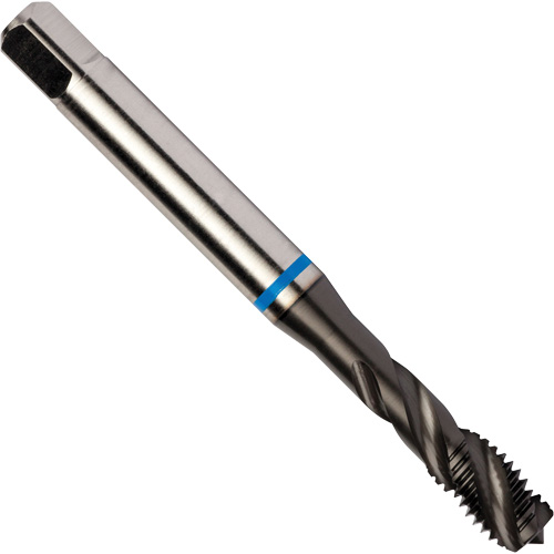 Blue Shark Spiral Flute Tap, High Speed Cobalt, 1/4"-28 Thread, 3.15" L OSI Industrial Sales