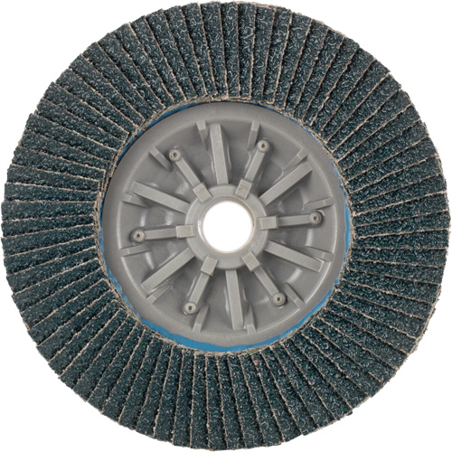 Disque &agrave; lamelles Long Life C-Trim, 4-1/2" x 5/8"-11, Type 27, Grain 40, Alumine de zirconium OSI Industrial Sales