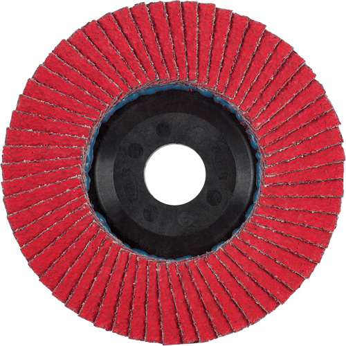 Disque &agrave; lamelles, 4-1/2" x 5/8"-11, Type 27, Grain 40, C&eacute;ramique OSI Industrial Sales