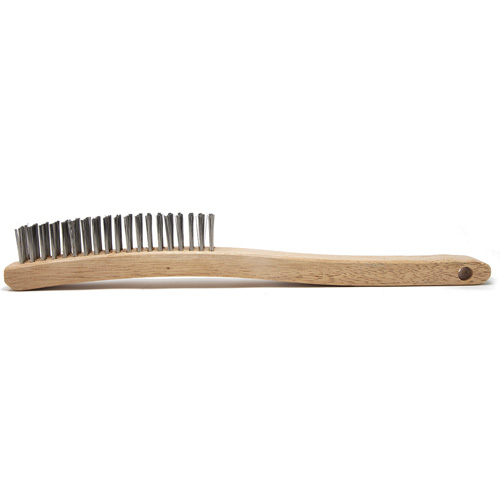 Brosse de nettoyage, Acier inoxydable, 4 x 19 rangs de fils, Longueur 13-11/16" OSI Industrial Sales