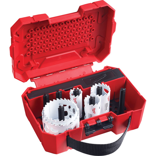 Trousse de scie-cloche &agrave; dents en carbure Hole Dozer, 9 morceaux OSI Industrial Sales