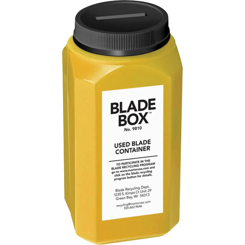 Contenant pour lames us&eacute;es OSI Industrial Sales