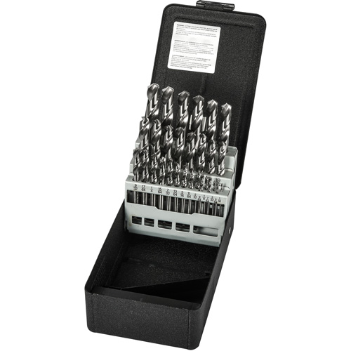 Stub Length Drill Bit Set, 29 Pieces, High Speed Steel OSI Industrial Sales