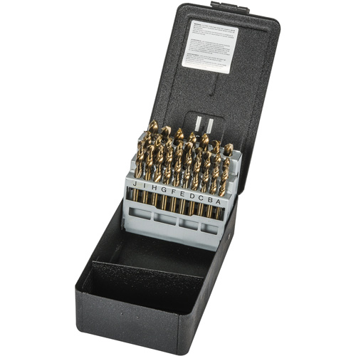 Jeu de forets robustes pour machine-outil, 26 morceaux, Acier rapide au cobalt OSI Industrial Sales