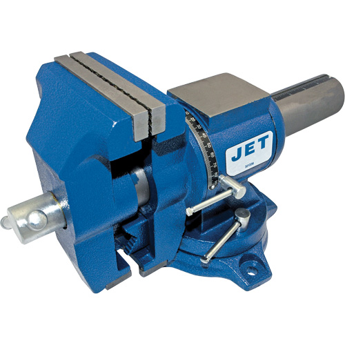Multi-Purpose Heavy-Duty Vise, 5" Jaw Width, 3" Throat Depth OSI Industrial Sales