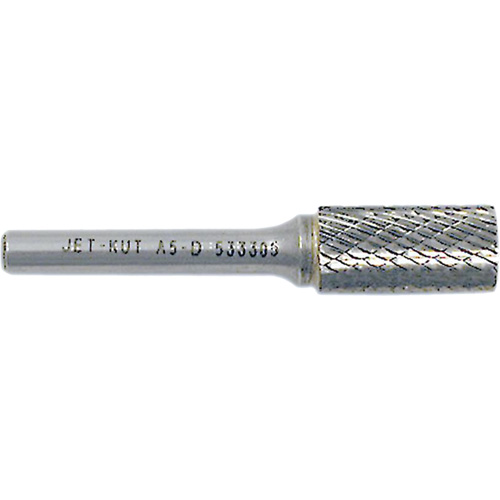 JET-KUT Cylindrical Shape Bur, 3/8" Dia., 1/4" Shank, 3/4" Depth of Cut OSI Industrial Sales