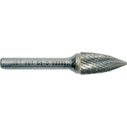 Fraise arboriforme avec extr&eacute;mit&eacute; pointue G3-D JET-KUT, 3/8" dia., 1/4" Tige, 3/4" Prof. de la coupe OSI Industrial Sales
