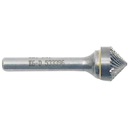 Cone Point Burr, 1/2" Dia., 1/4" Shank, 1/4" Depth of Cut OSI Industrial Sales